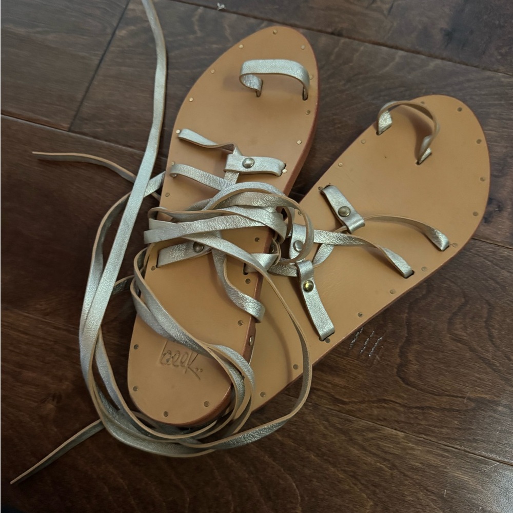 beek Leather lace up Sandals - Picture 3 of 3